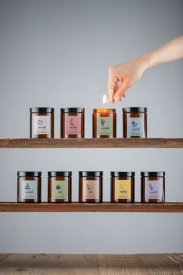 Bougie parfumée Arve - Série Spa Alpina